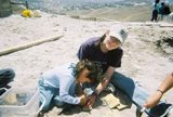 My daughter with a freind in Mexico